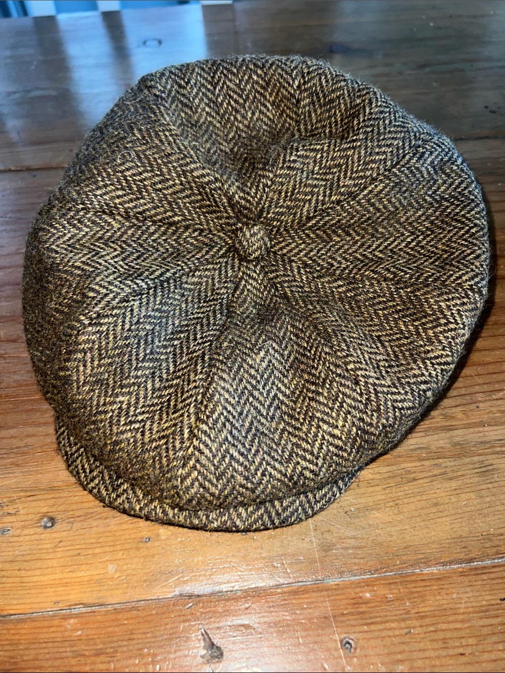 Biddy Murphy Irish Wool Tweed Newsboy Hat Cap John Hanly Co L